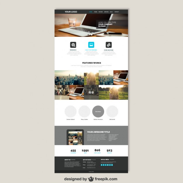 Detail Template Web Gratis Nomer 47