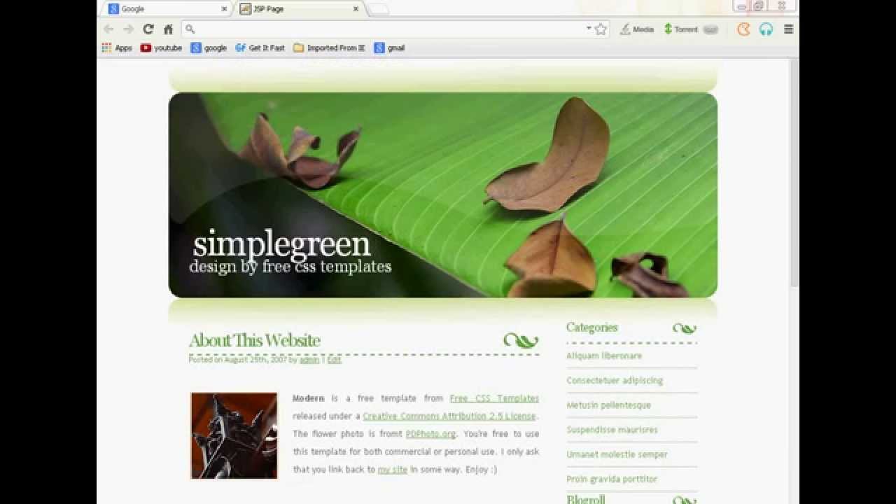 Detail Template Web Jsp Nomer 11