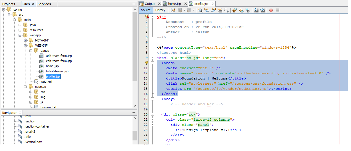 Detail Template Web Jsp Nomer 26