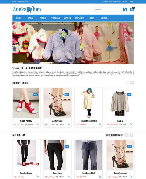 Detail Template Web Jualan Online Nomer 20