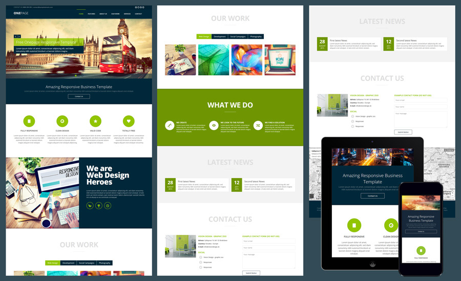 Detail Template Web Responsive Free Nomer 10