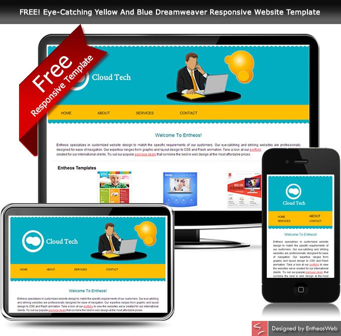 Detail Template Web Responsive Free Nomer 2