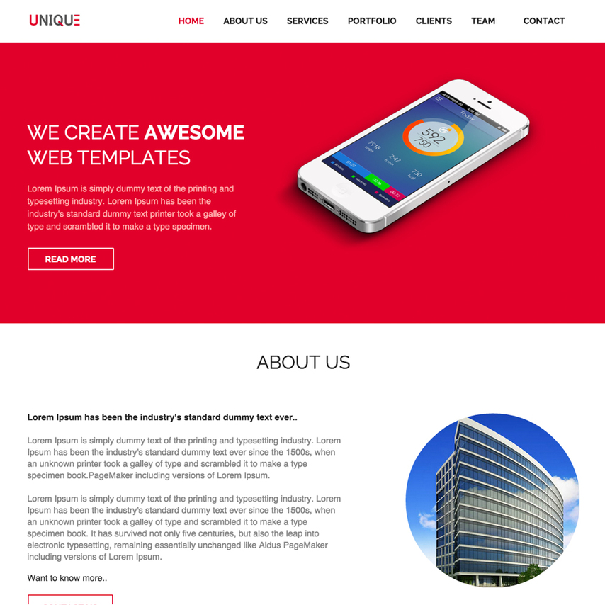 Detail Template Web Responsive Free Nomer 23