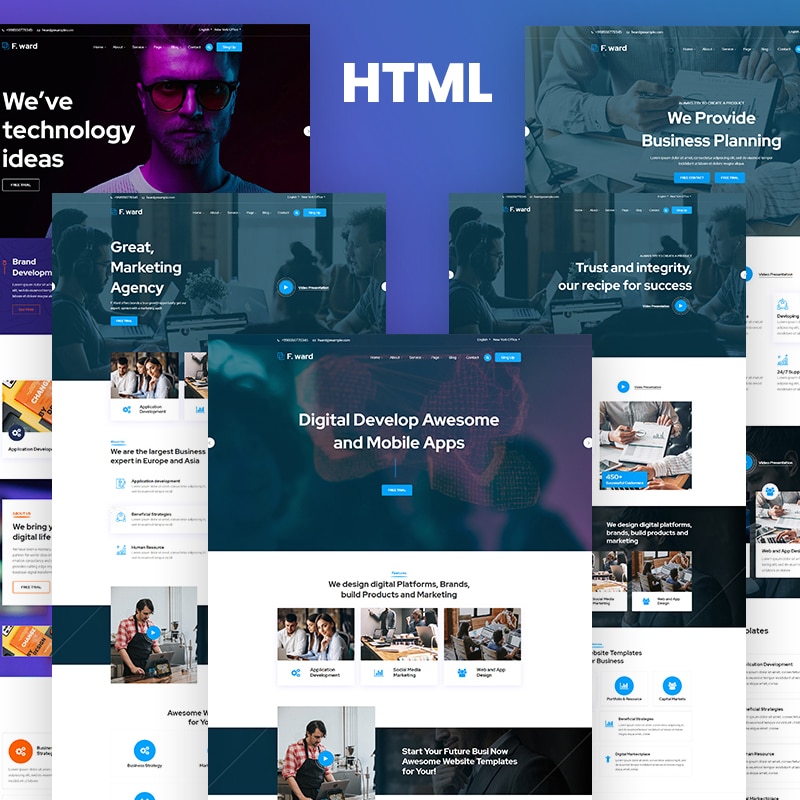 Detail Template Web Responsive Free Nomer 6