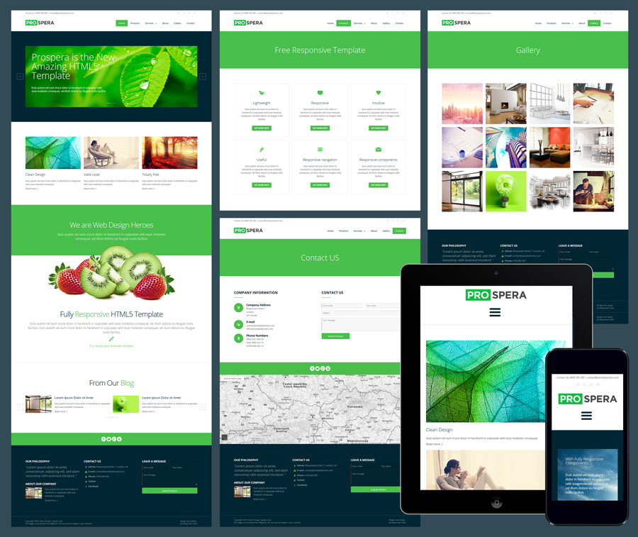 Detail Template Web Responsive Free Nomer 7