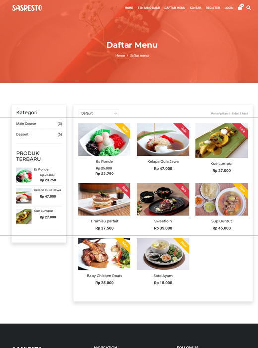 Detail Template Web Restoran Nomer 19