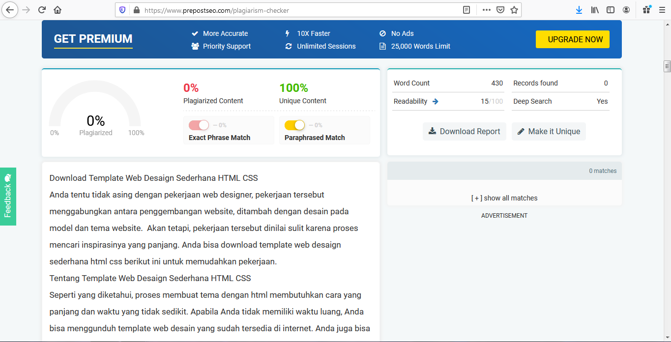 Detail Template Web Sederhana Nomer 30