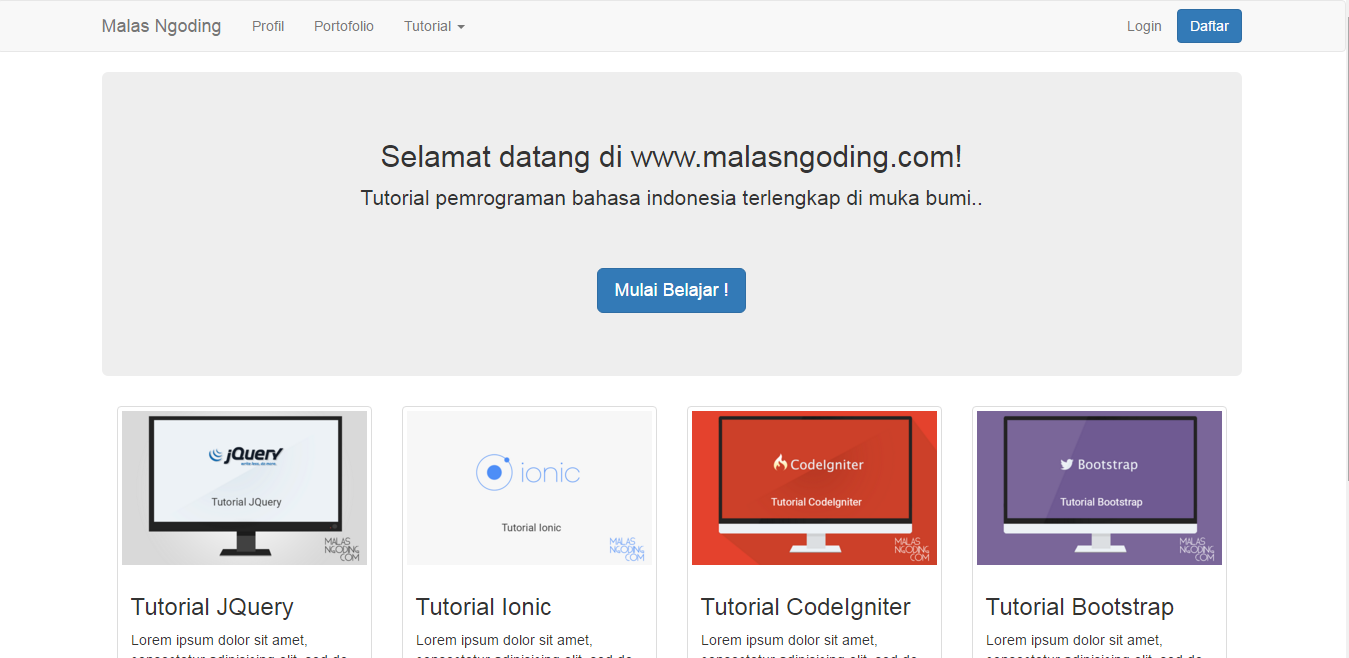 Detail Template Web Sederhana Nomer 39