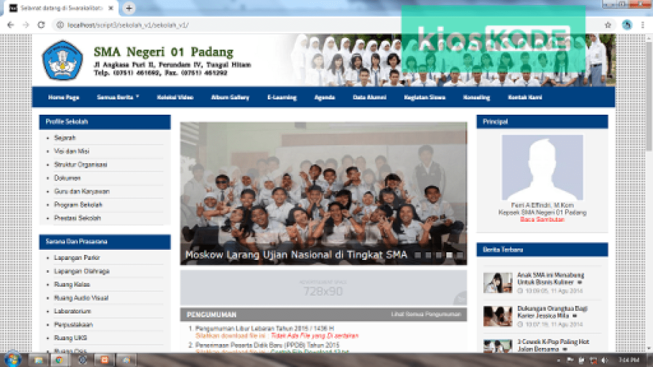 Detail Template Web Sekolah Nomer 14