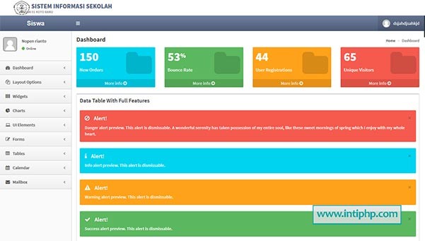 Detail Template Web Sekolah Nomer 20