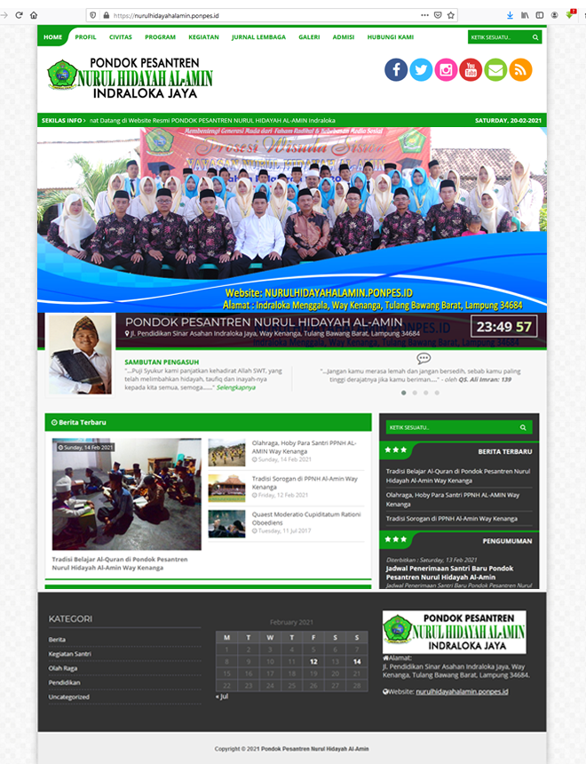 Detail Template Web Sekolah Nomer 25