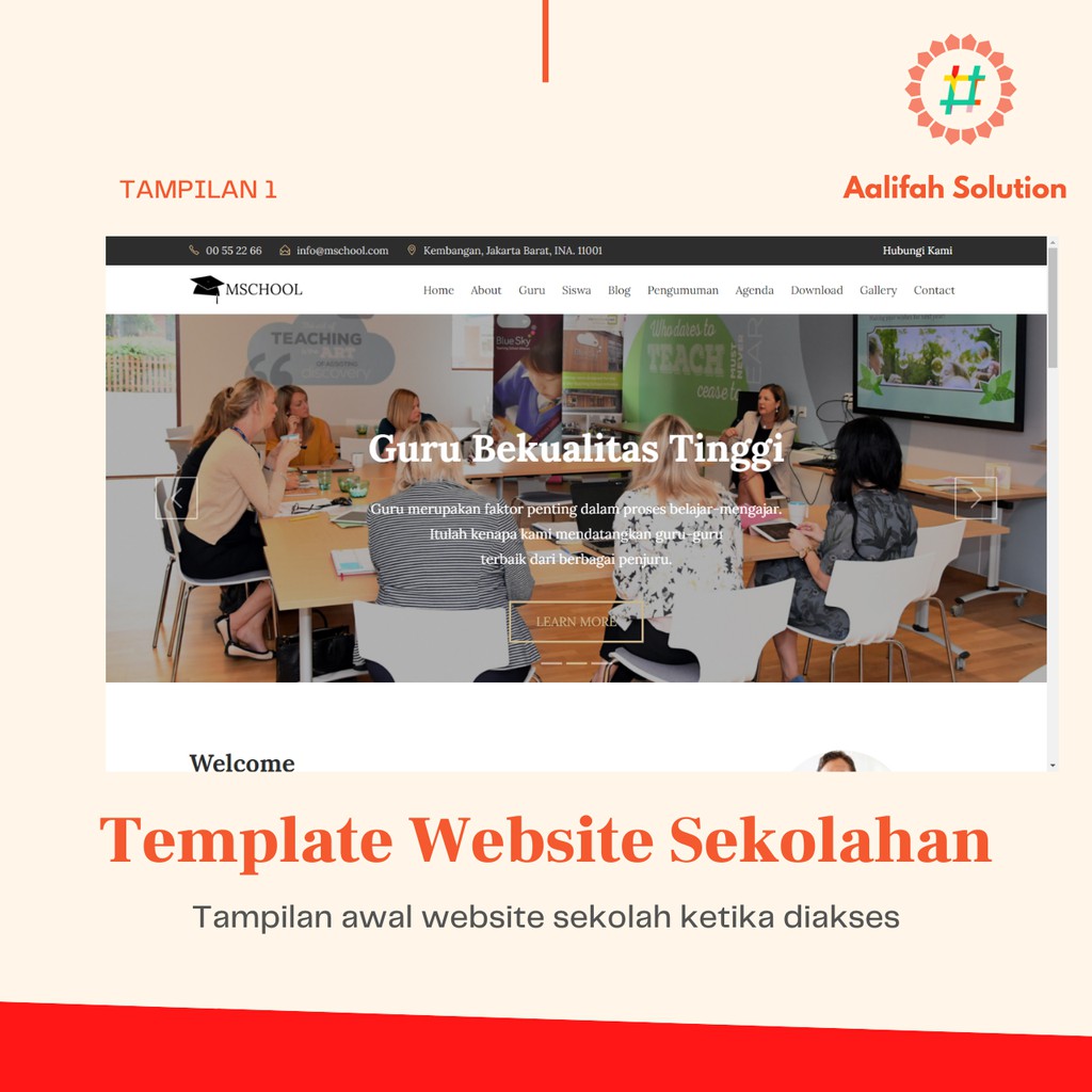 Detail Template Web Sekolah Nomer 26