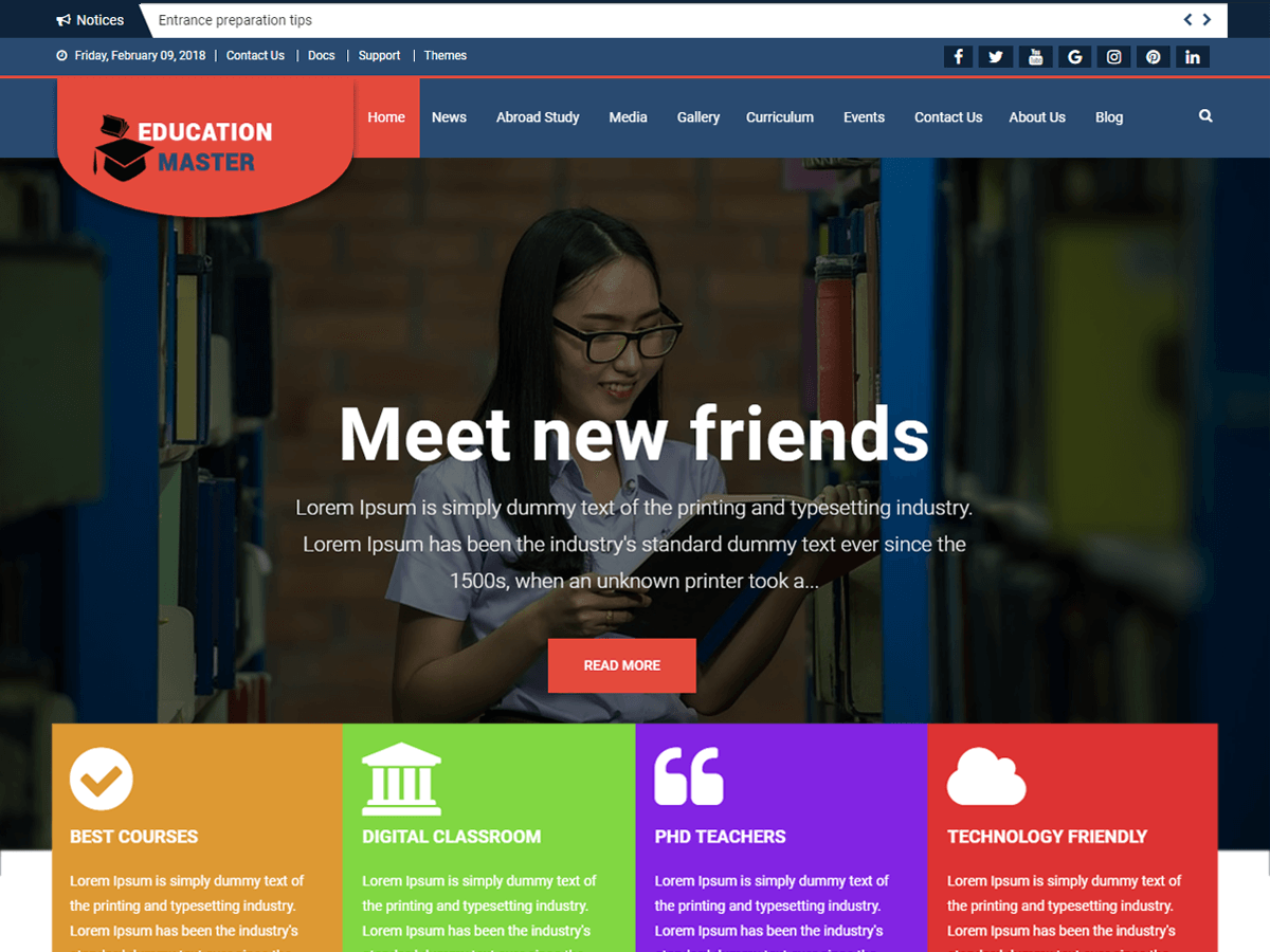 Detail Template Web Sekolah Nomer 38
