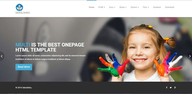 Detail Template Web Sekolah Nomer 41