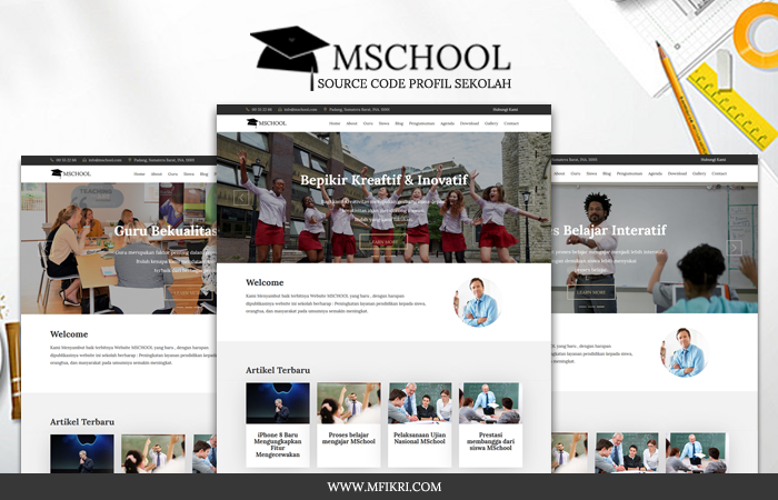 Detail Template Web Sekolah Nomer 5