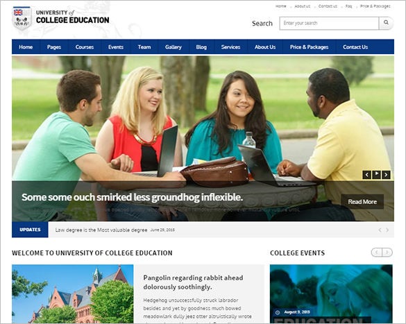 Detail Template Web Sekolah Nomer 44