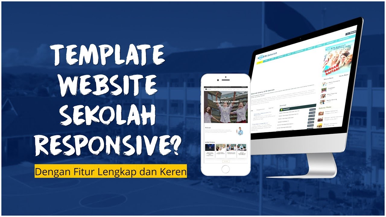 Detail Template Web Sekolah Nomer 48
