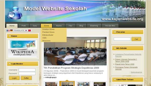 Detail Template Web Sekolah Nomer 49