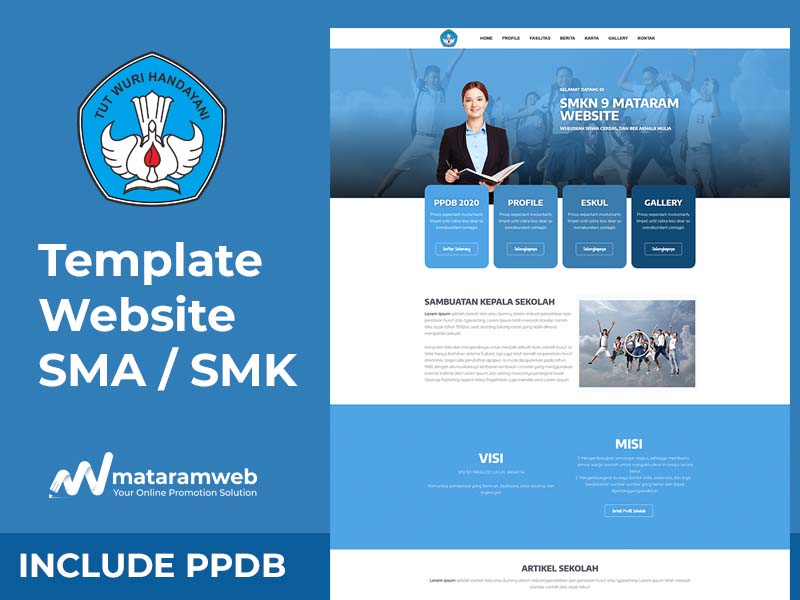 Detail Template Web Sekolah Nomer 6