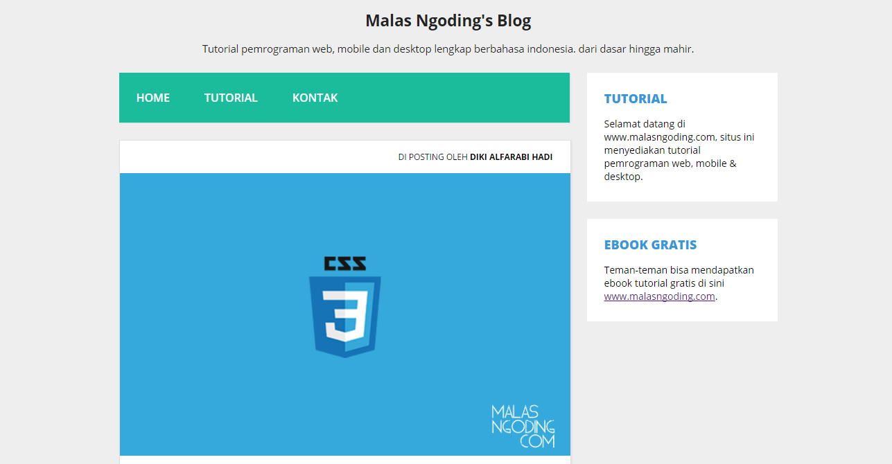 Detail Template Web Statis Nomer 26