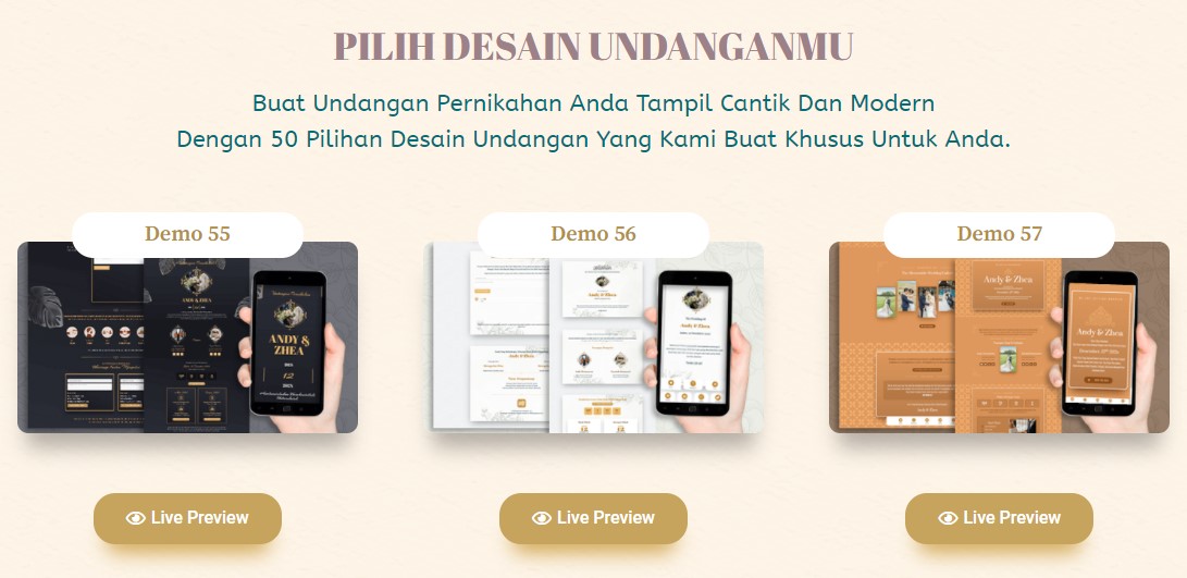 Detail Template Web Undangan Pernikahan Nomer 29