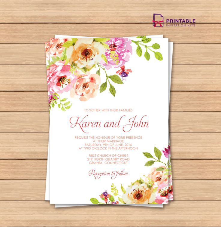 Detail Template Wedding Invitation Ppt Nomer 12