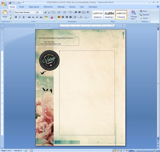 Detail Template Word Background Nomer 50