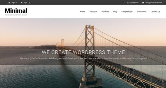 Detail Template Wordpress Bridge Nomer 32