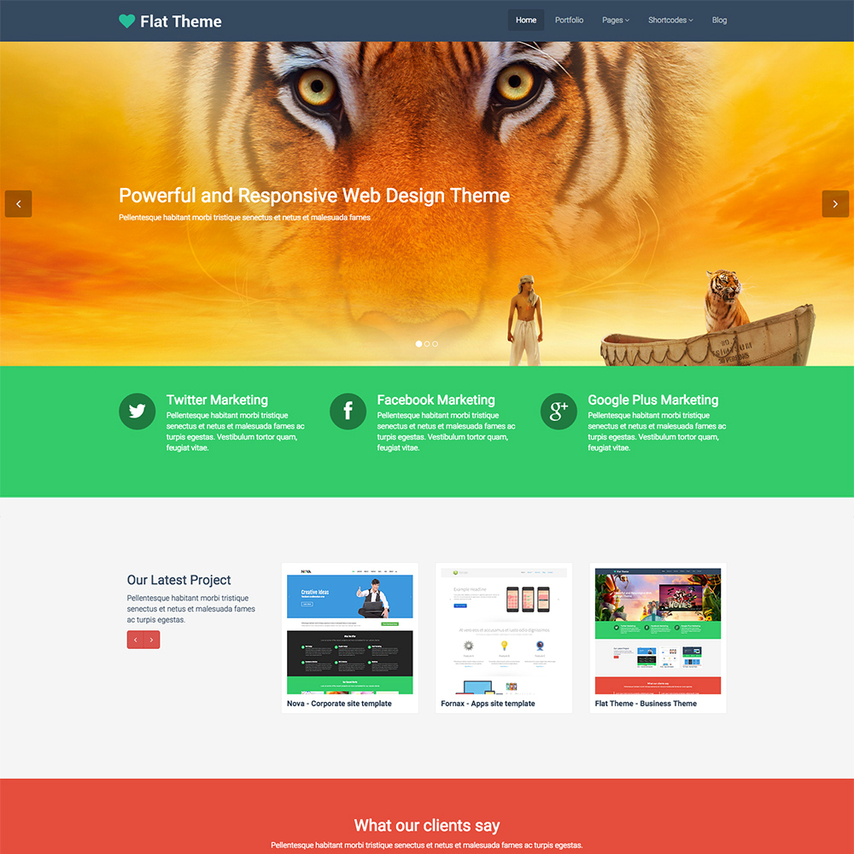 Detail Template Wordpress Free Responsive Nomer 21