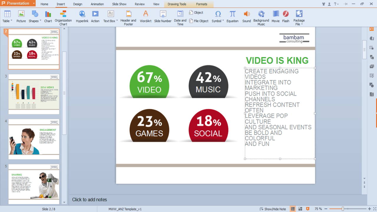 Detail Template Wps Presentation Nomer 47