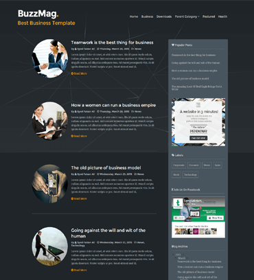 Detail Templateism Blogger Template Nomer 22