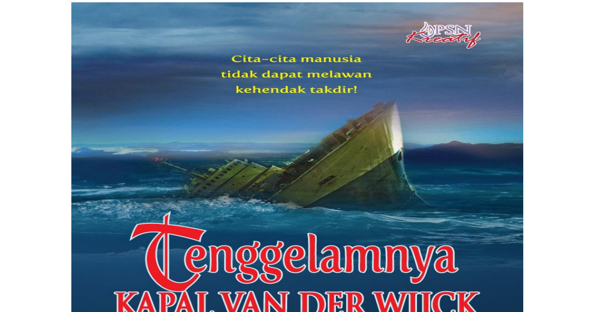 Detail Tenggelamnya Kapal Van Der Wijck Buku Nomer 41