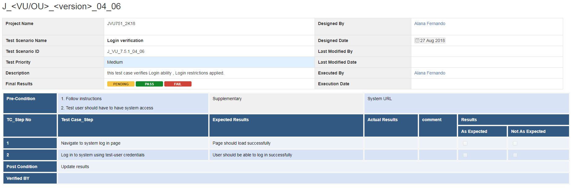 Detail Test Case Template Nomer 28