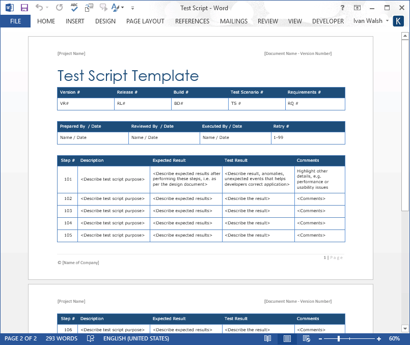 Detail Test Case Template Word Nomer 27