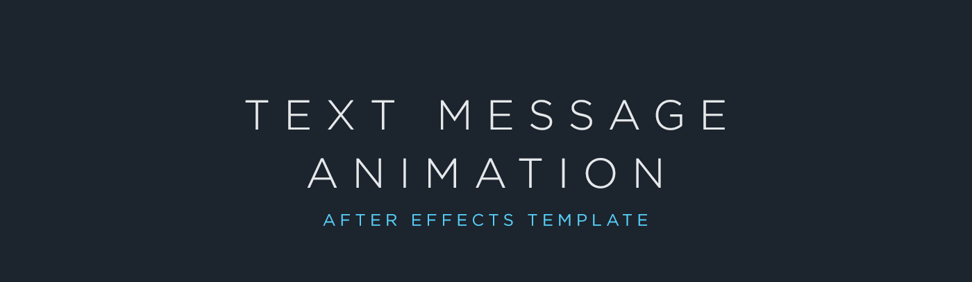 Detail Text Message After Effects Template Nomer 16