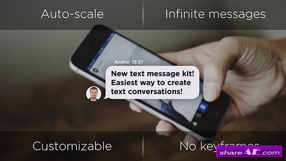 Detail Text Message After Effects Template Nomer 40