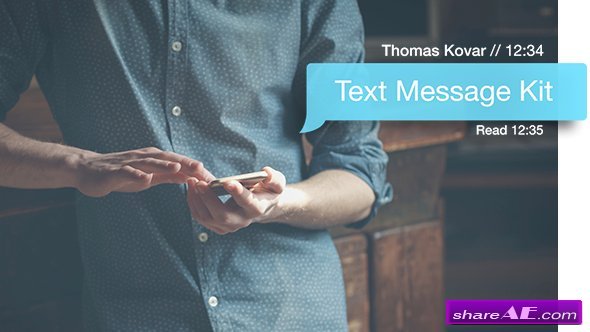 Detail Text Message After Effects Template Nomer 10