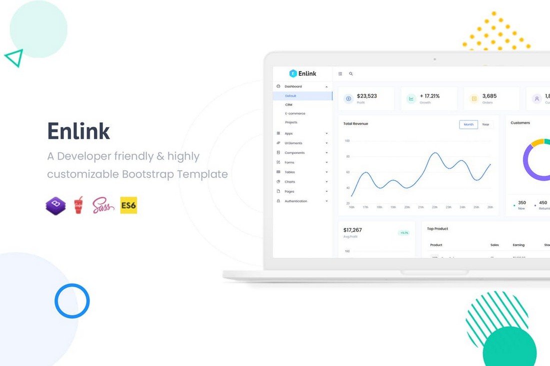 Detail The Admin Template Nomer 35