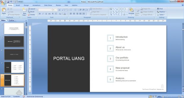 Detail Thepop Com Template Ppt Nomer 31