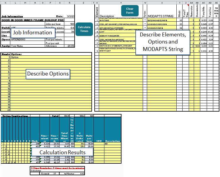 Detail Time Frame Template Excel Nomer 54