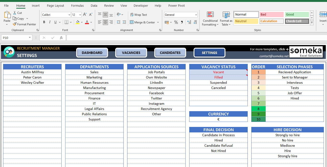 Detail Time Function Map Template Excel Nomer 46