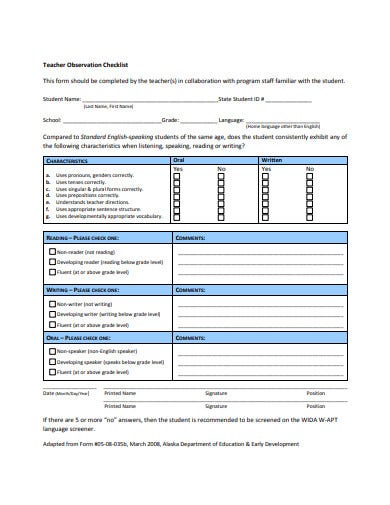 Detail Time Sample Observation Template Nomer 45