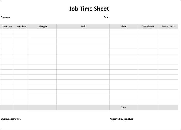 Detail Timesheet With Description Template Nomer 17