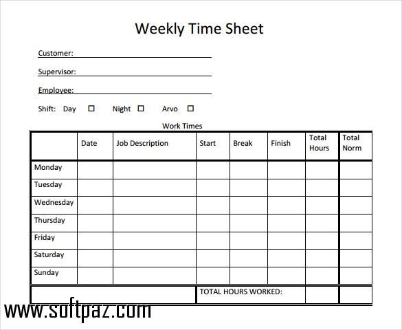 Detail Timesheet With Description Template Nomer 19