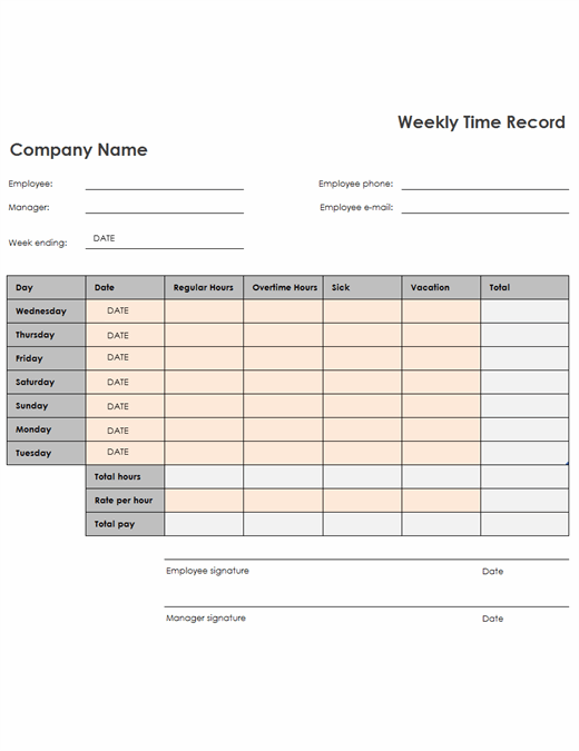 Detail Timesheet With Description Template Nomer 21