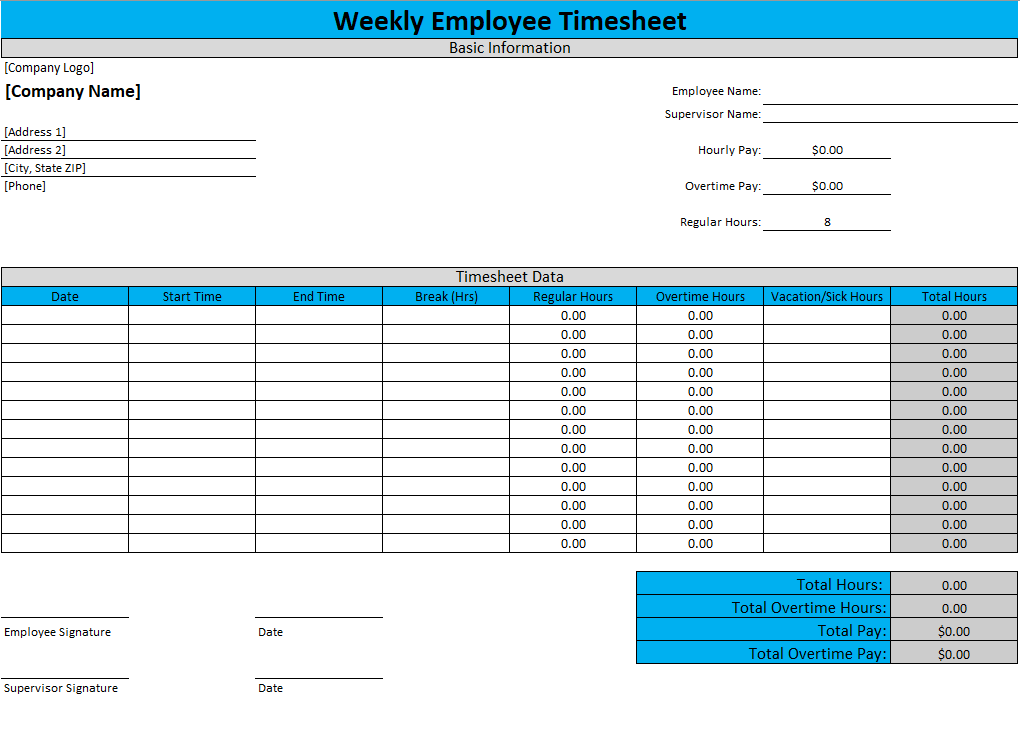 Detail Timesheet With Description Template Nomer 54