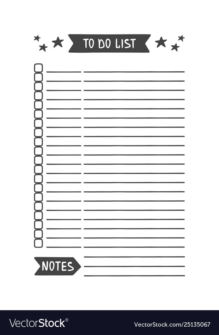 Detail To Do List Template Nomer 11