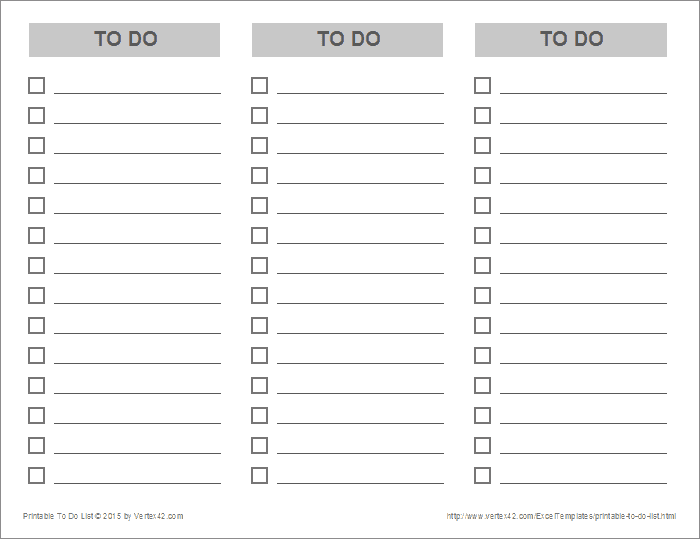 Detail To Do List Template Nomer 5