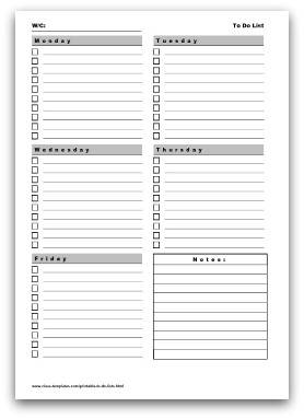 Detail To Do List Template Nomer 48