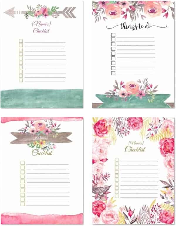 Detail To Do List Template Cute Nomer 23